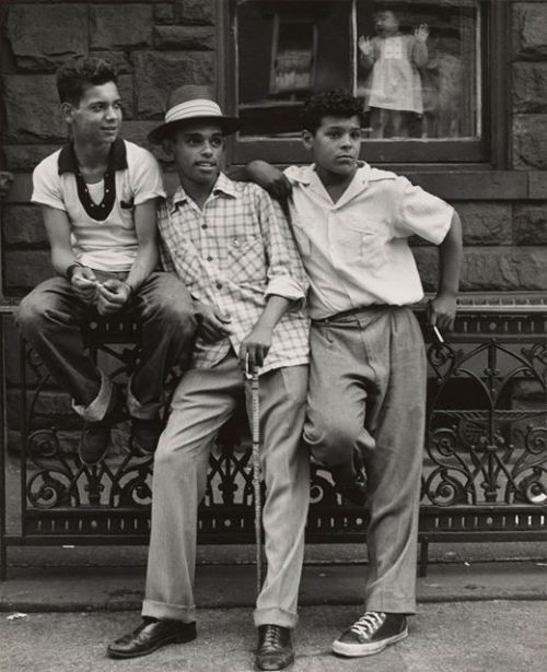 Leo Goldstein, Three young men, New York City, 1950