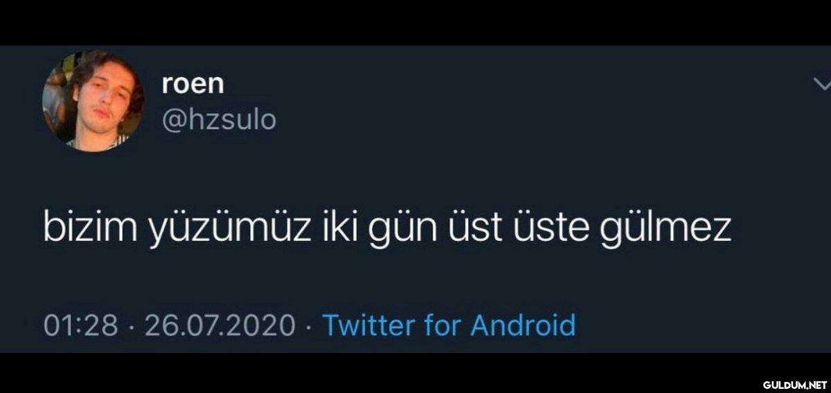 roen @hzsulo bizim yüzümüz...