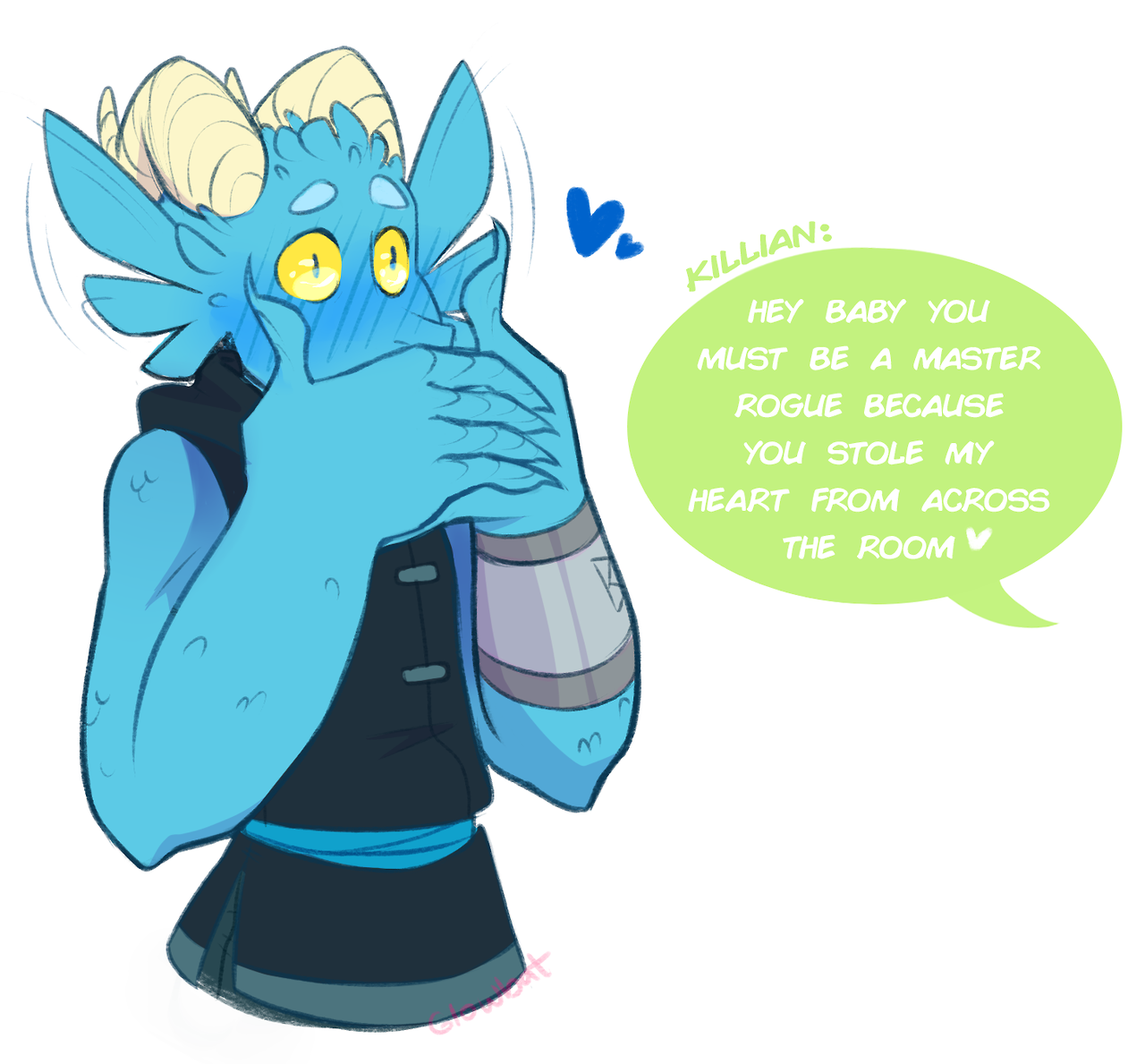 glowbat: you can’t convince me they don’t hit on each other with cheesy pick