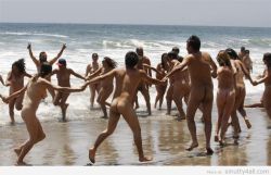 gotoanudebeach:  Go to nude beach - and have a funny day!