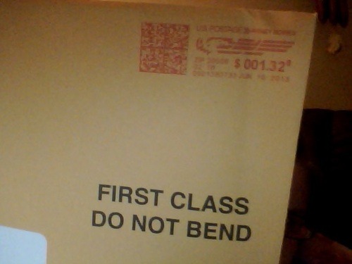 best-of-funny:  razzledazzy:  MOM HANDED ME A BIG ENVELOPE SAYING I GOT IT IN THE