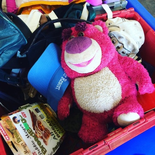 This seems about right&hellip;lots&hellip;o stuff at goodwill. #lotso #toystory3 #disney #th