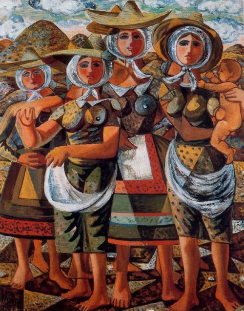 artist-zabaleta: Gleaners, Rafael Zabaleta