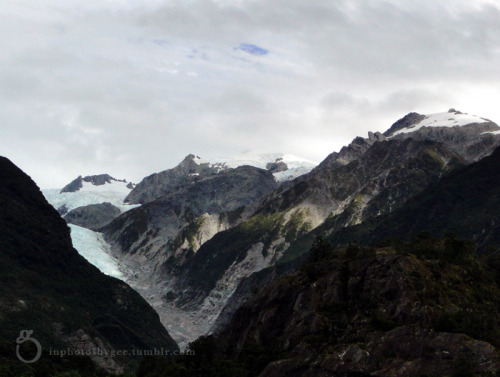inphotosbygee:  Franz Josef Glacier seen from Franz Josef Village - New Zealand, Apr 2015