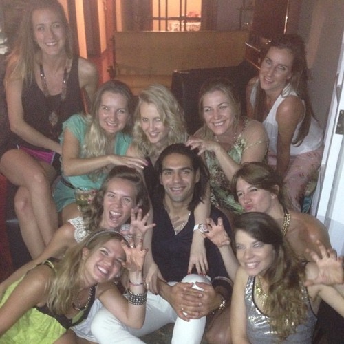 Radamel Falcao et ses tigresses !