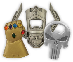 marvelentertainment:   We’ve got your back with our 2013 Marvel Gift Guide this holiday season! Today’s  spotlight is on these Official Marvel Bottle Openers from Diamond Select Toys.  I have a mighty need.