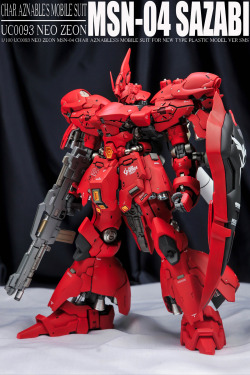 Gunjap:  Sms 1/100 Msn-04S Sazabi: Improved Work By Infinite Dimension. Photo Reviewhttp://Www.gunjap.net/Site/?P=254477