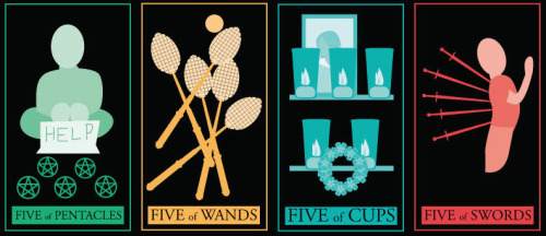 Tarot Card Designs. Been Working On These For About A Month Now.