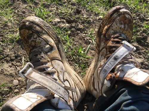 Outdoor, pissed jeans, shit and piss filled Nike AFOs II. Videos will follow ;)