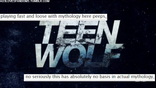 Teen Wolf vs Ao3 Tags  Part 12/12