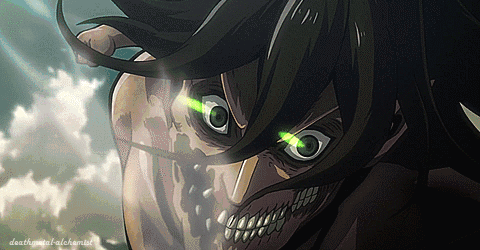 Damn S2 E7 Eren Vs Reiner Titan In The Wall Gif