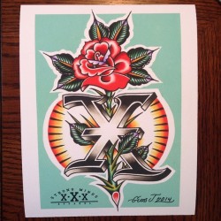 xstrongxmindsx:  Prints of the Rose design by @gusj714 still available! www.xstrongmindsx.com #strongminds #straightedge #xvx #drugfree #rose 