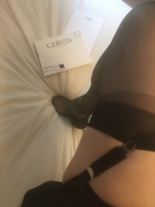 sandraclapham:Recently excited by a special deal from Cervin stockings