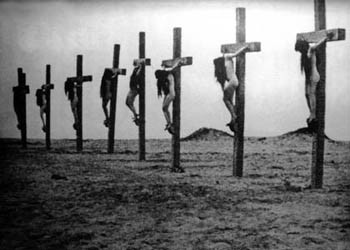 Women crucified in the Armenian Genocide, 1915