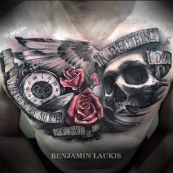 thievinggenius:  Tattoo done by Benjamin