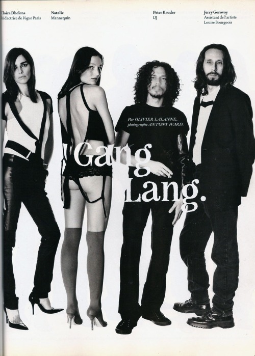 workingsession: GANG LANG feat. Jenny Holzer, Louise Bourgeois’s assistant, and Carine’s