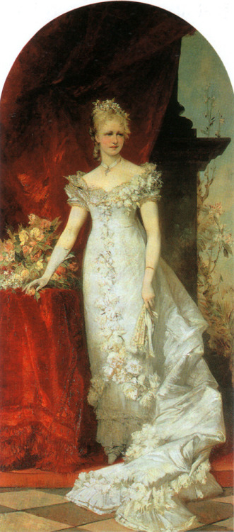 Princess Stéphanie of Belgium, Crown Princess of Austria by Hans Makart, c. 1880s