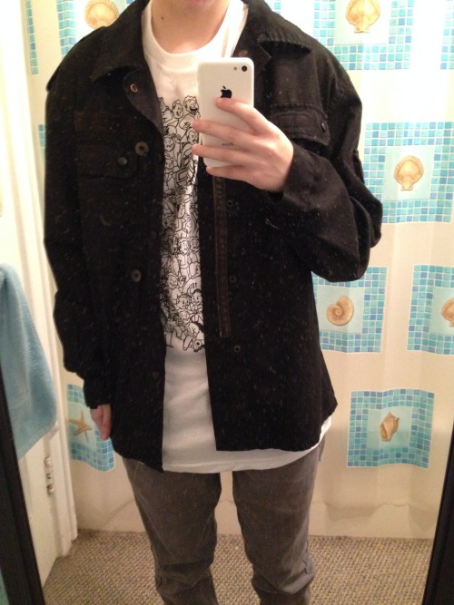 swarnpert:check out this shirt and jacket i bought at the mall today