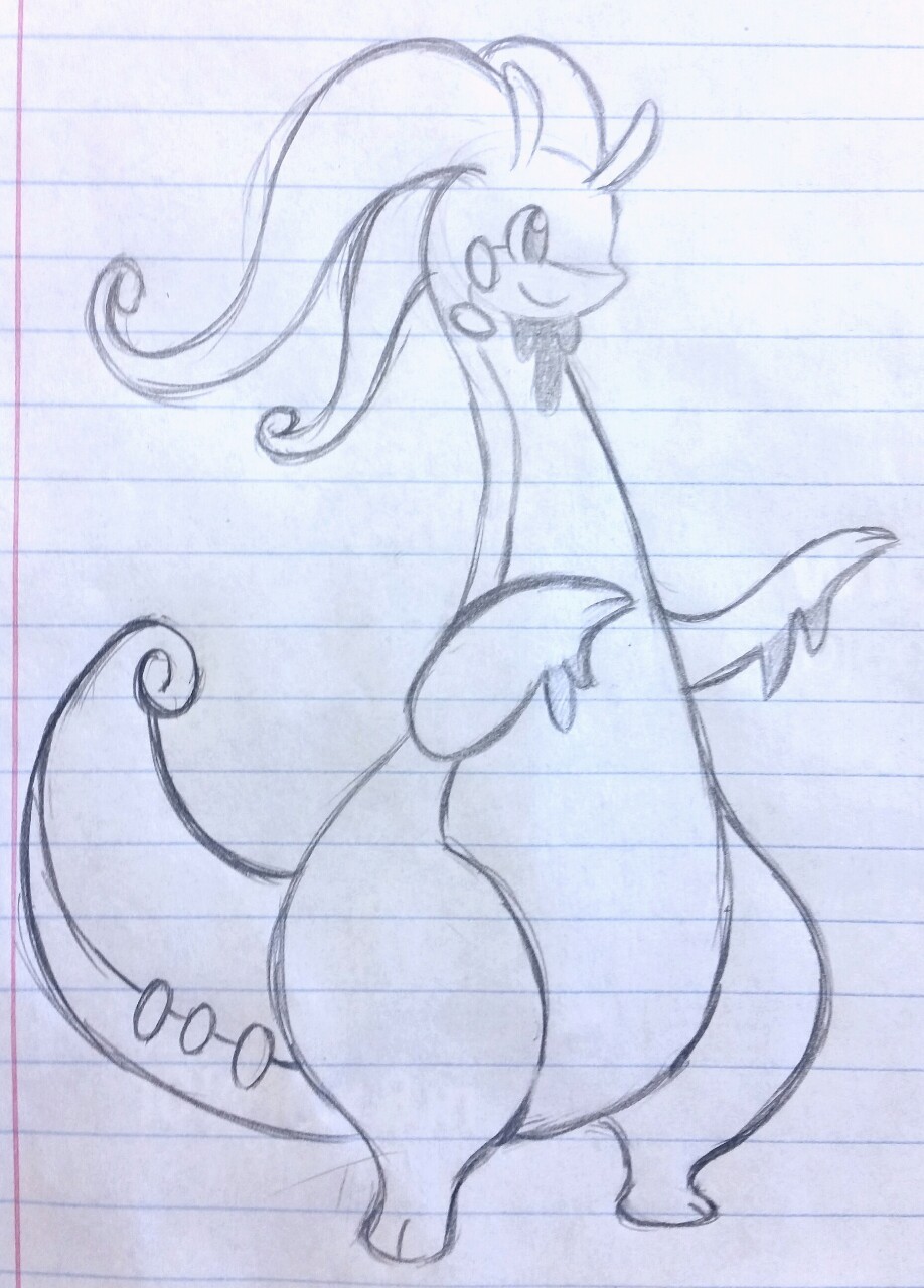 ask-artemisfrost:  This is pretty fun. c:  EEEEEEEE HEEEHEE ITS A GOODRA♥ &gt;w&lt;AND