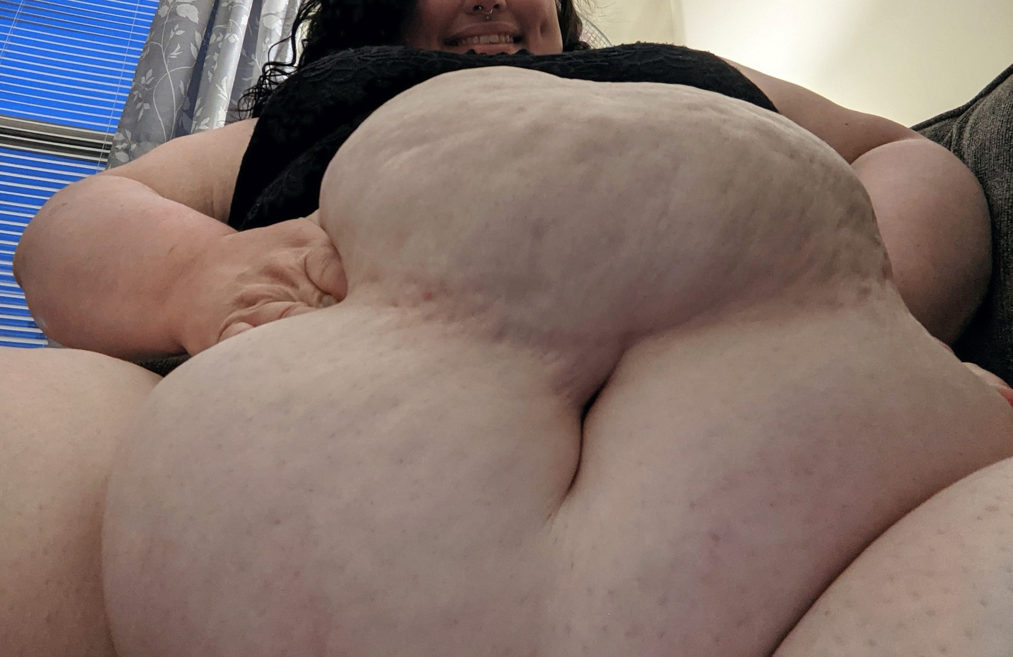 f-b-a-l:hazeleyesbbw:So fat and doughy, and I wouldn&rsquo;t have it any other