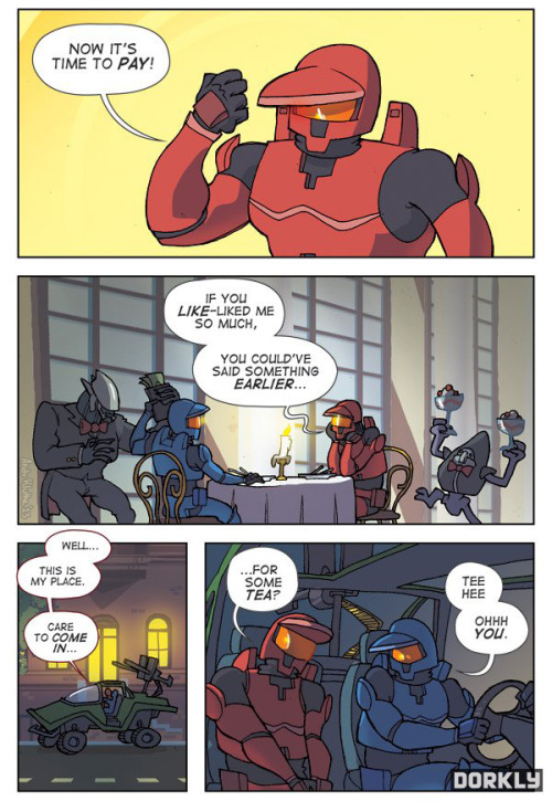 dorkly:  Halo Tea-Time  THIS IS SO WRONG!