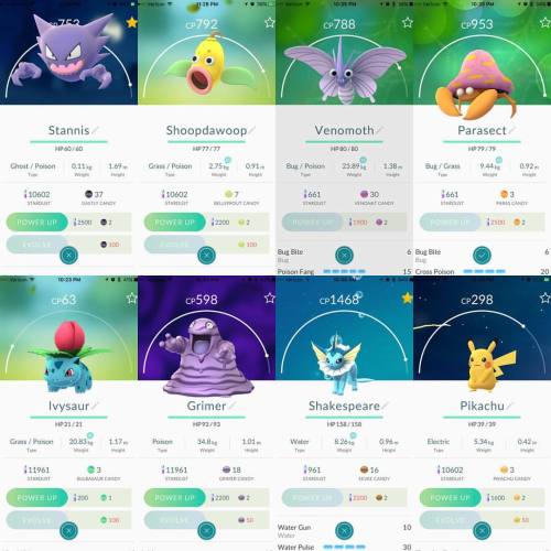 Newest additions to the #PokemonGO family! ☺️  &mdash;&mdash;&mdash;&mdash;&mdas