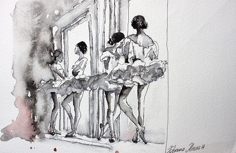 crossconnectmag:  The Joy of Dance Painted by Tatyana IlievaTatyana Ilieva is a watercolor