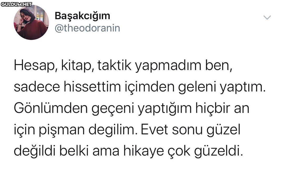 İyi geceler Başakciğim...