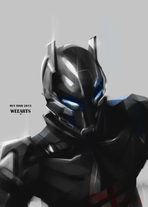 weearts: The Arkham Knight sketch! Such a cool design for the villain, who is he though? The game lo