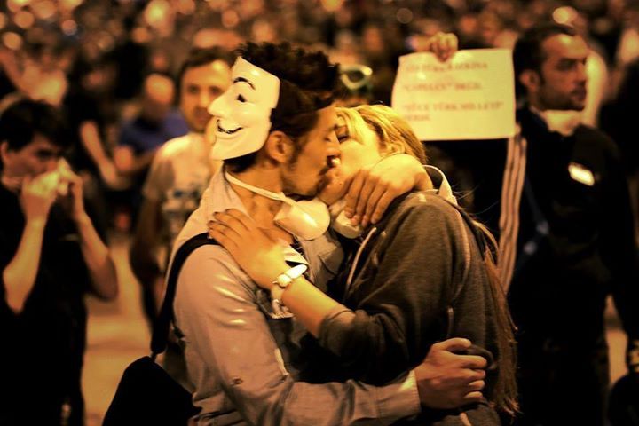 politics-war:  Charles Emir Richards posted this photo from Taskim, Istanbul on June