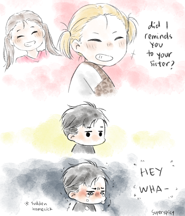 superspicy: Twintail DayI have a headcanon that whenever Beka missed his sister Yurio