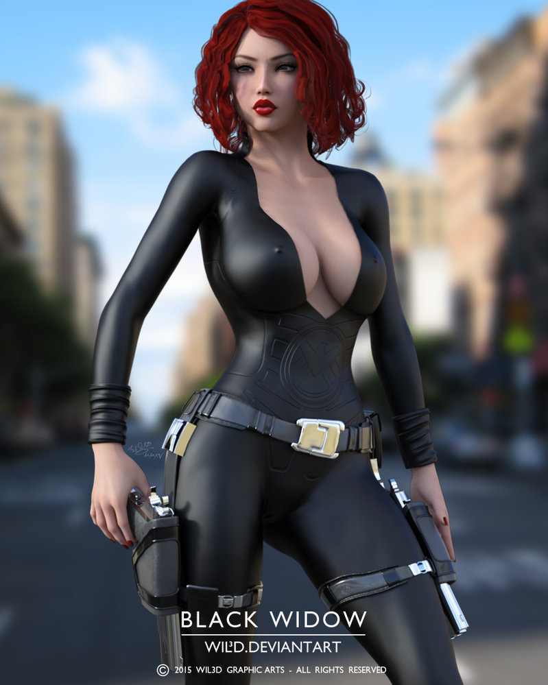 Artist: WiL3DTitle:  Black Widow