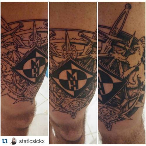 machinehead: AWESOME FAN TATTOO!!!! #Repost @staticsickx with @repostapp. ・・・ Ok so this happend wed