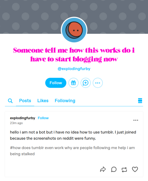 beggars-opera:  This is the most adorable non-bot blank blog I’ve ever seen. People, this is all you need to do to let us know you’re a human if you’re confused.