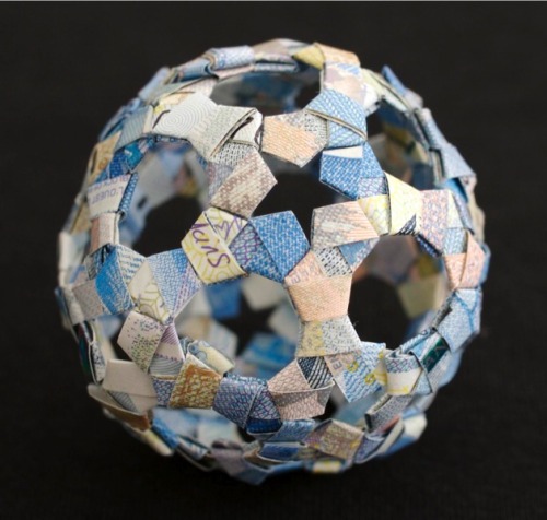 88floors:  Geometric Currency Sculptures by Kristi Malakoff