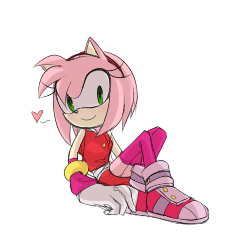 chokokokyunokouun: i haven’t drawn sonic related stuff in ovr a year but amy rose is still v d