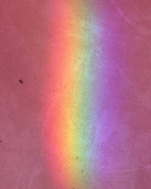 wickedwickedminds:How beautiful and natural ☄ #nofilter #naturallight #rainbow #reflection #beautifu
