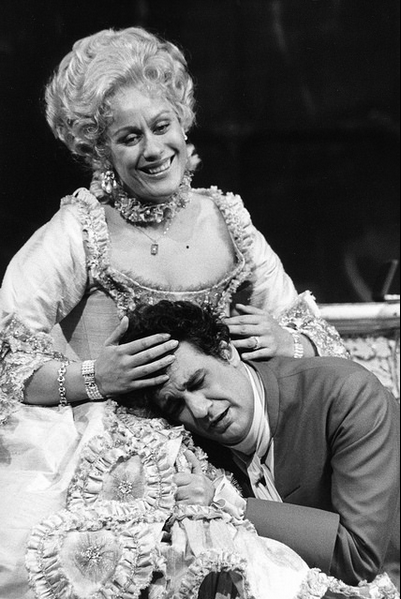 1. Thomas Allen as Lescaut Kiri Te Kanawa as Manon in The Royal Opera&rsquo;s Manon Lescaut