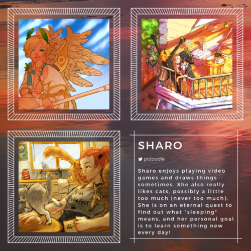 Today’s contributor spotlight features zine artist Sharo! Sharo enjoys playing video games and draws