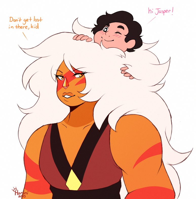 princessharumi:  i wanted to doodle steven and the big mom ~   I really want Jasper