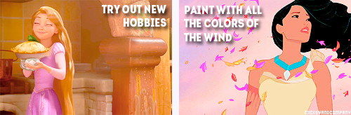 mickeyandcompany:  Disney-inspired New Year’s resolutions (adapted from Oh My Disney) 