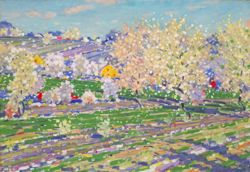 dappledwithshadow:Spring (also known as Blossom Time)Vilhelms Purvitis 1933-1934 