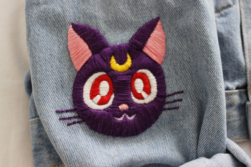 paciamor:  My Sailor Moon embroidery project porn pictures