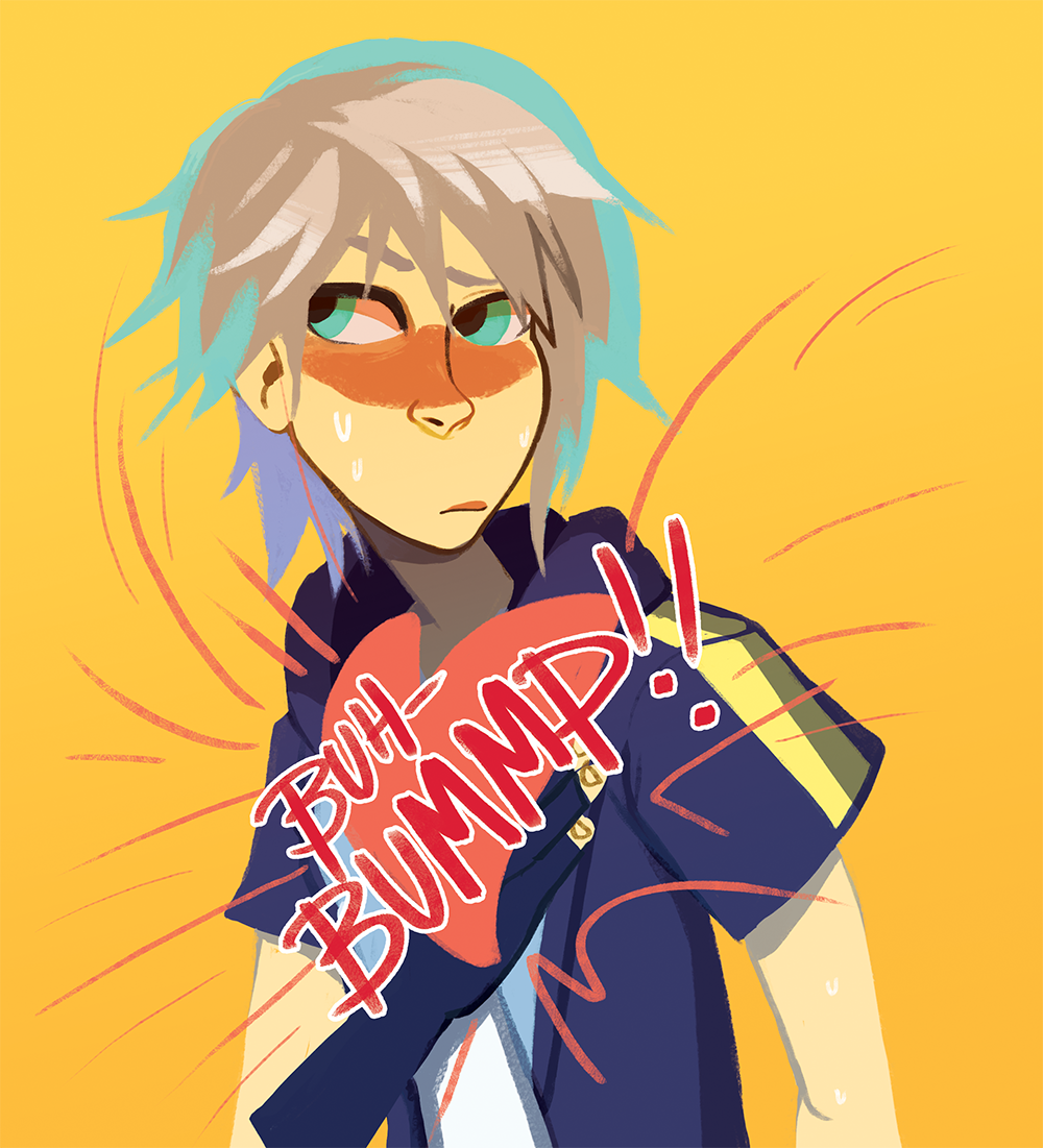 windycarnage:  hes thinking about sora…………… follow me on twitter!