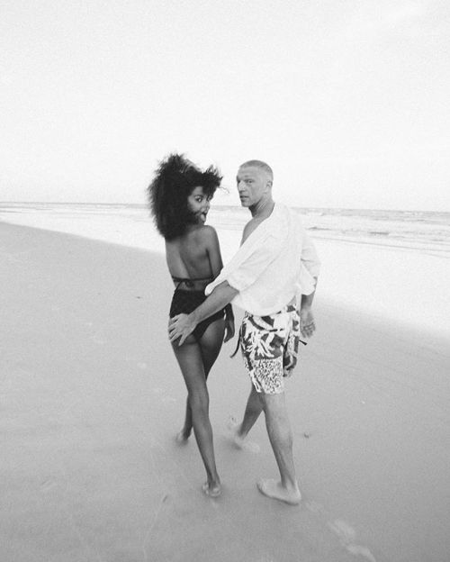 sand-snake-kate:Tina Kunakey and Vincent Cassel by Jonny Cochrane, 2018