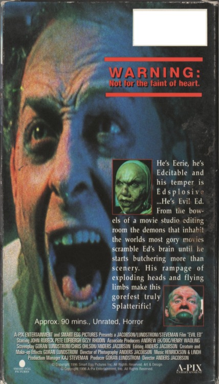 Evil Ed 1995 (on VHS in 1996)