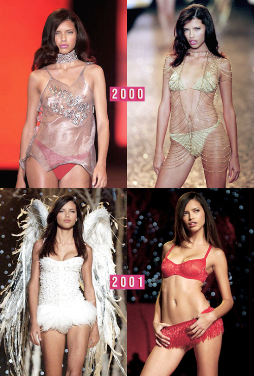 Adriana Lima’s Victoria’s Secret Fashion Show Evolution (2000 - 2018)