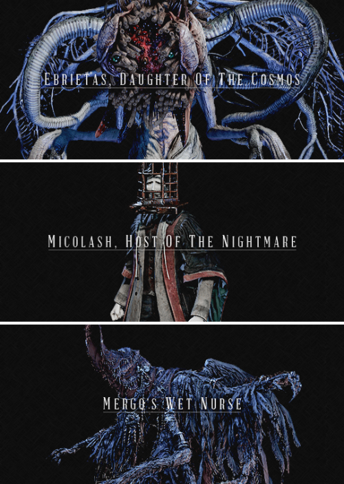 swordofmoonlight: Bloodborne || Bosses