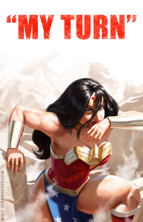 thehappysorceress:mauricioabril:Here is the full Wonder Woman illustration I debuted at WonderCon 20