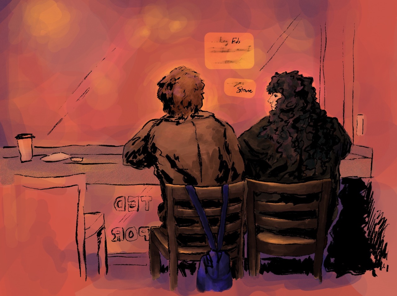thophia:Still getting the hang of doing this digitally but I think my style is transferring